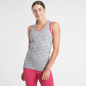 Athleta Womens Momentum Racerback Tank Top in Galactic Grey, M